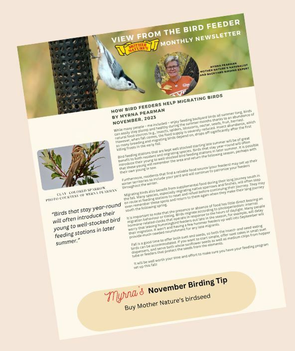 Mother Nature's Insider's Club Newsletter